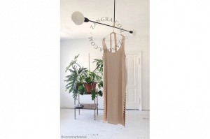 Lampa sufitowa PIVOTE porcelanowa czarna - Zangra