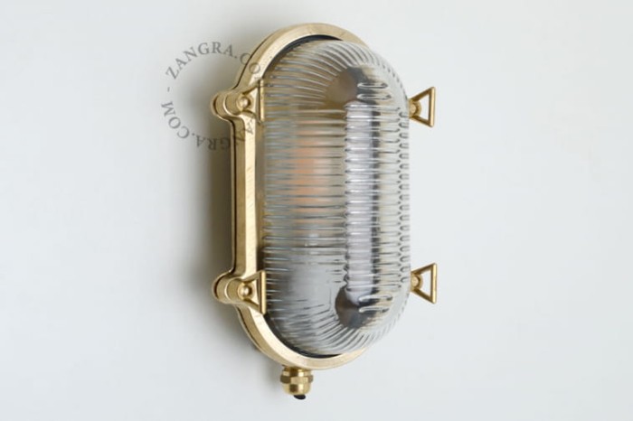 Mosiężna lampa morska  - Zangra