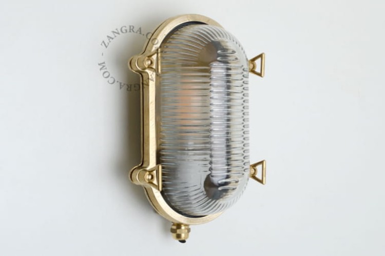 Mosiężna lampa morska  - Zangra