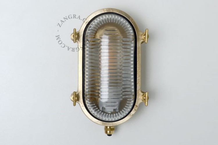 Mosiężna lampa morska  - Zangra