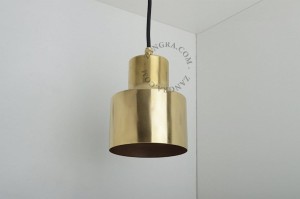 Lampa wisząca ZIN mosiądz - Zangra
