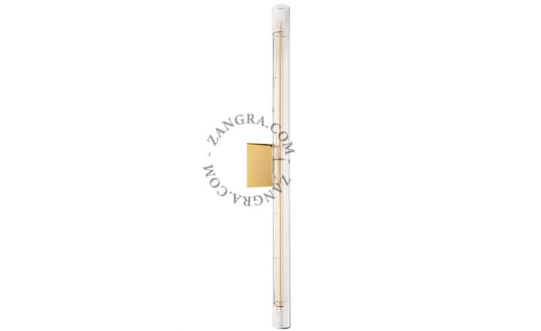 Lampa STICK złoty szkło + żarówka LED 50 cm - Zangra