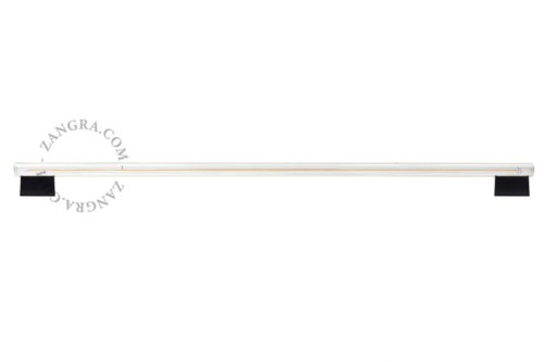 Lampa BILLY czarna, szkło + żarówka LED 100 cm - Zangra