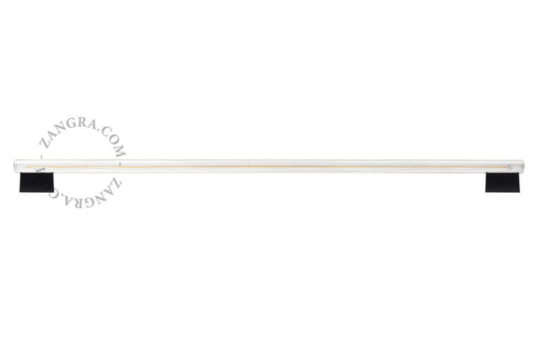 Lampa BILLY czarna, szkło + żarówka LED 100 cm - Zangra