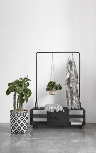 Wisząca doniczka JUTE naturalna - Nordal