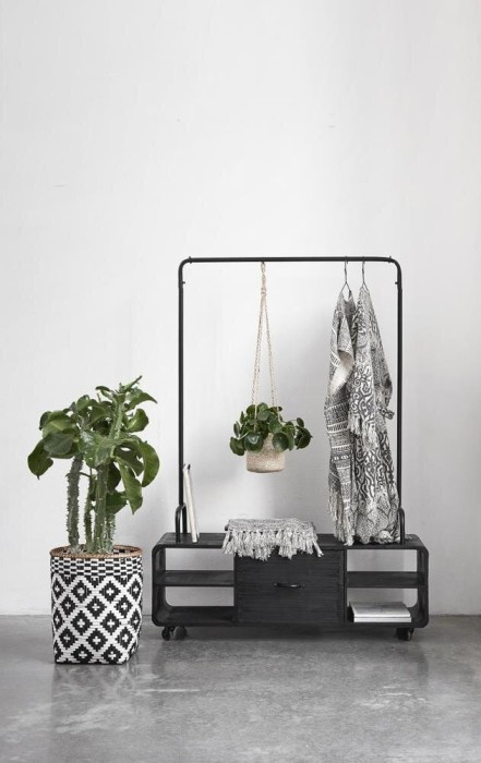 Wisząca doniczka JUTE naturalna - Nordal