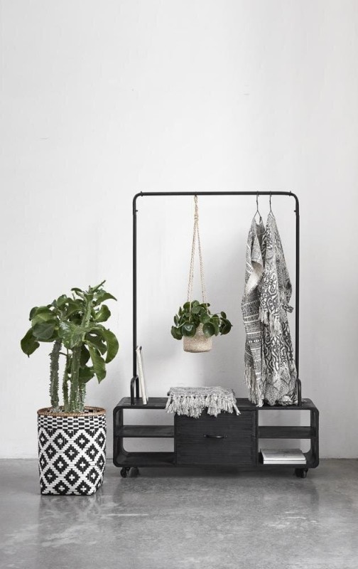 Wisząca doniczka JUTE naturalna - Nordal