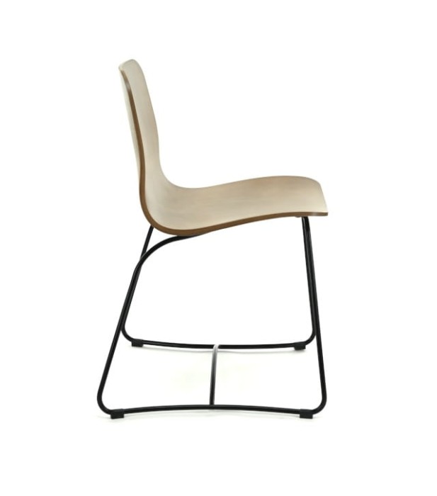 Krzesło HIPS AM-1802 buk/metal -Fameg - kolor do wyboru