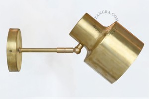 Lampa ścienna ZIN mosiądz - Zangra