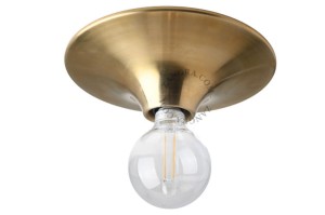 Lampa sufitowa PITA GO, mosiądz - Zangra