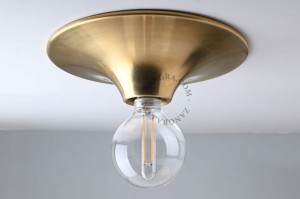 Lampa sufitowa PITA GO, mosiądz - Zangra