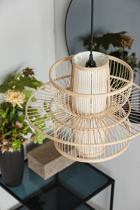 Abażur SIGYN bambus - Nordal