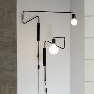 Kinkiet SWING SMALL czarny - House Doctor
