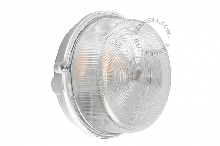 Wodoodporna oprawa BULKHEAD biały/Bakelit - Zangra