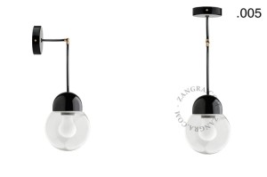 Lampa porcelana ze szklanym kloszem 036 - Zangra