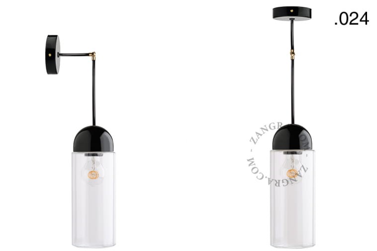 Lampa porcelana ze szklanym kloszem 036 - Zangra