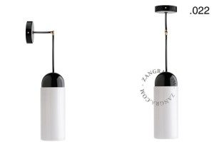 Lampa porcelana ze szklanym kloszem 036 - Zangra