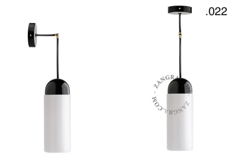 Lampa porcelana ze szklanym kloszem 036 - Zangra