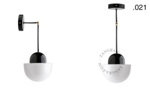 Lampa porcelana ze szklanym kloszem 036 - Zangra