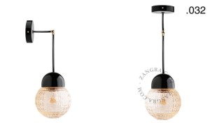Lampa porcelana ze szklanym kloszem 036 - Zangra