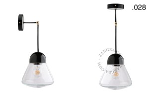 Lampa porcelana ze szklanym kloszem 036 - Zangra