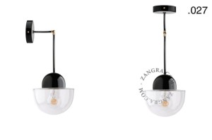 Lampa porcelana ze szklanym kloszem 036 - Zangra