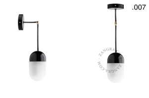 Lampa porcelana ze szklanym kloszem 036 - Zangra