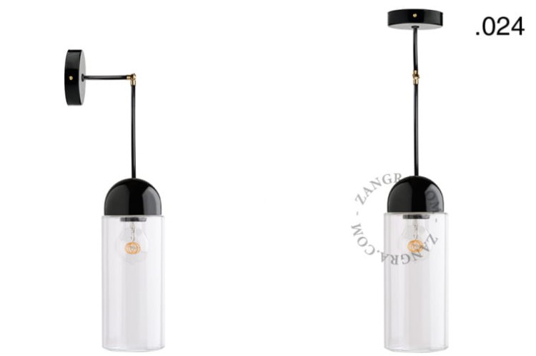 Lampa porcelana ze szklanym kloszem 036 - Zangra