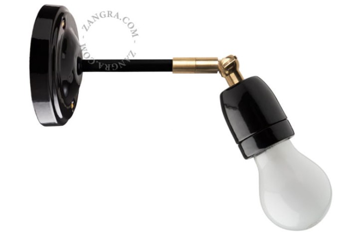 Kinkiet RETRO z porcelany 012 - Zangra