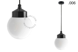 Lampa wisząca BAUHAUS , klosz do wyboru - Zangra