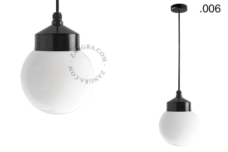 Lampa wisząca BAUHAUS , klosz do wyboru - Zangra