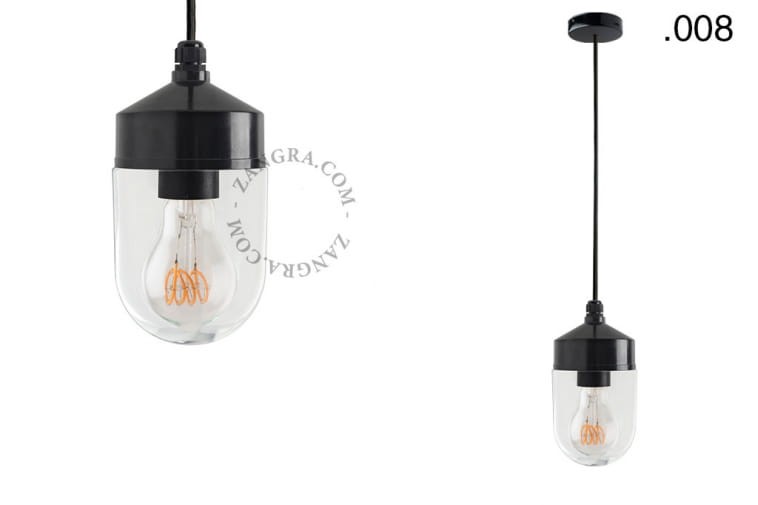 Lampa wisząca BAUHAUS , klosz do wyboru - Zangra