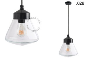 Lampa wisząca BAUHAUS , klosz do wyboru - Zangra