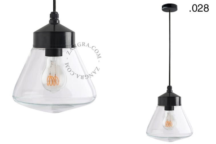 Lampa wisząca BAUHAUS , klosz do wyboru - Zangra
