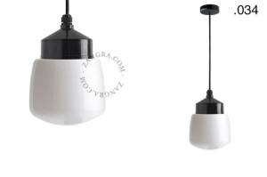 Lampa wisząca BAUHAUS , klosz do wyboru - Zangra