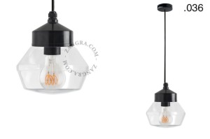 Lampa wisząca BAUHAUS , klosz do wyboru - Zangra