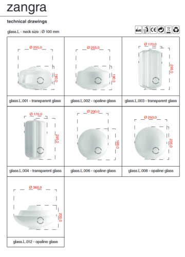 Lampa sufitowa 128.b.go, czarna/mosiądz  klosz 001 -Zangra