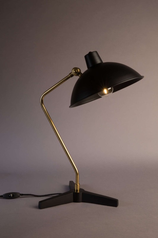 Lampa stołowa DEVI czarna - Dutchbone