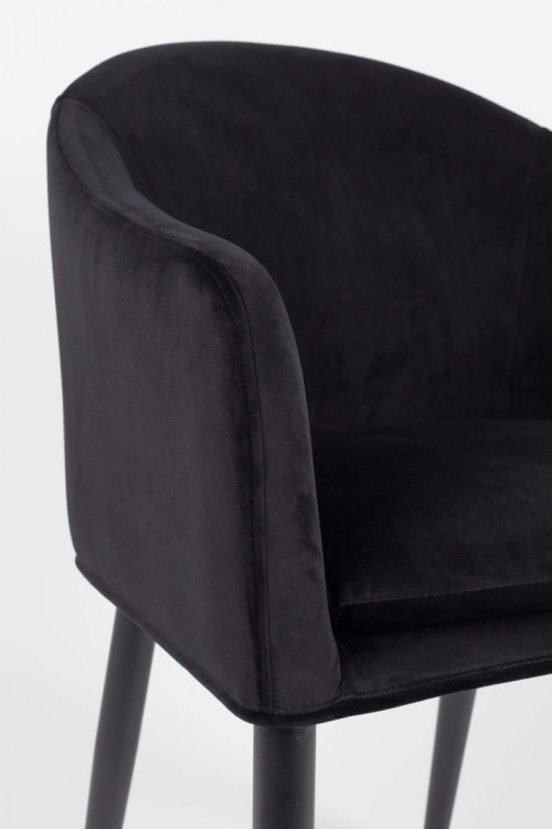 Fotel CATELYN czarny White Label Living