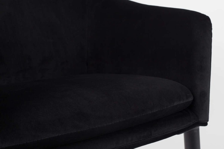 Fotel CATELYN czarny White Label Living