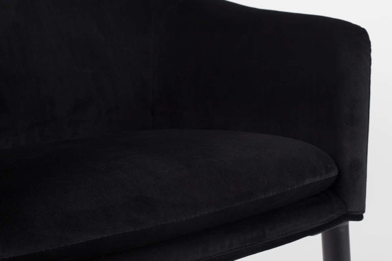 Fotel CATELYN czarny White Label Living