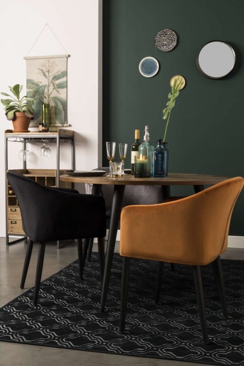 Fotel CATELYN czarny White Label Living