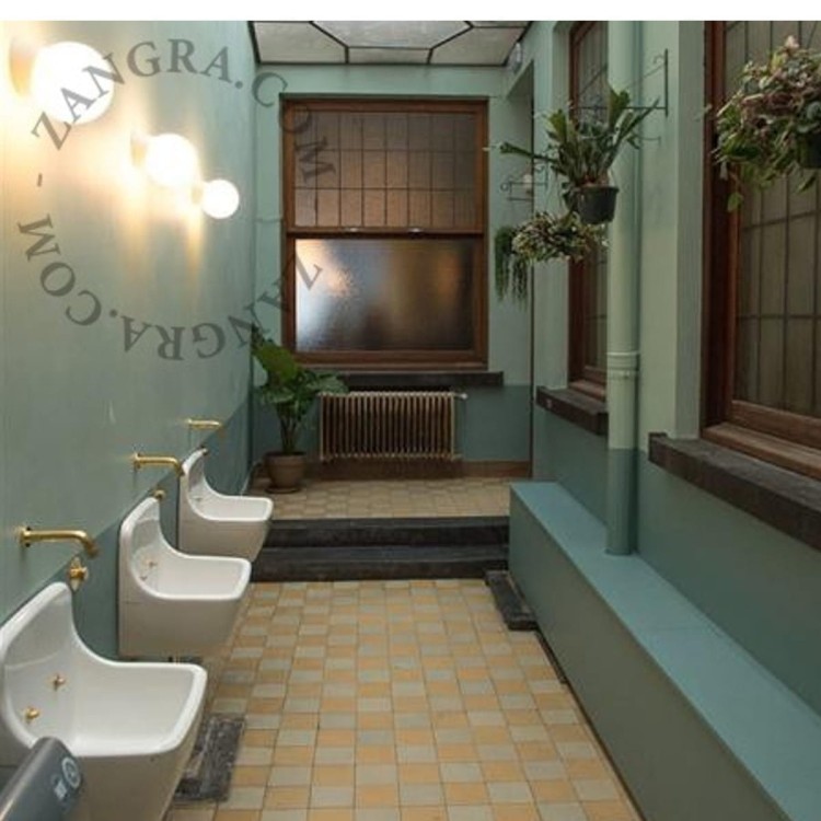 Kinkiet łazienkowy porcelanowy klosz 006 szkło opalowe - Zangra
