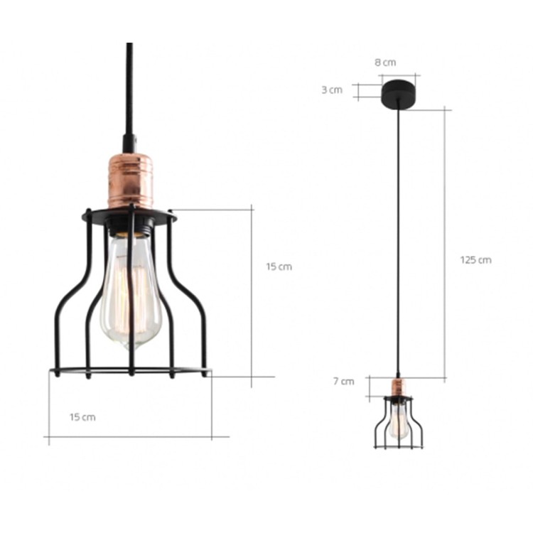 Lampa wisząca WORKER WIDE