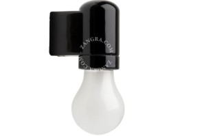 Oprawa porcelanowa czarna Pure 016 - Zangra
