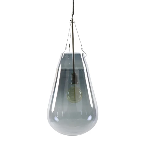 Lampa wisząca BULLIA L przydymiona -  Pomax