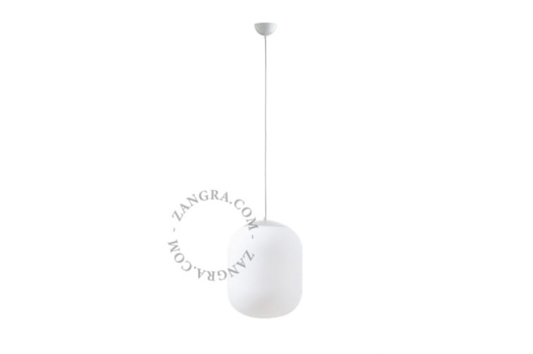 Ręcznie robiona szklana lampa wisząca - Ø 32 cm - Zangra