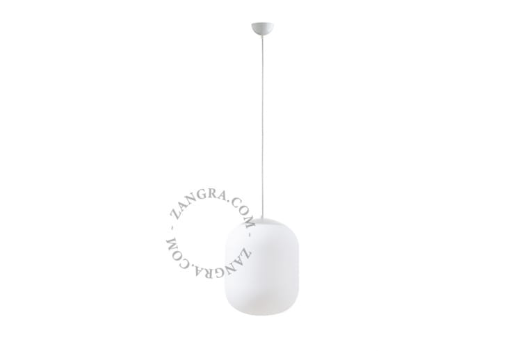 Ręcznie robiona szklana lampa wisząca - Ø 32 cm - Zangra