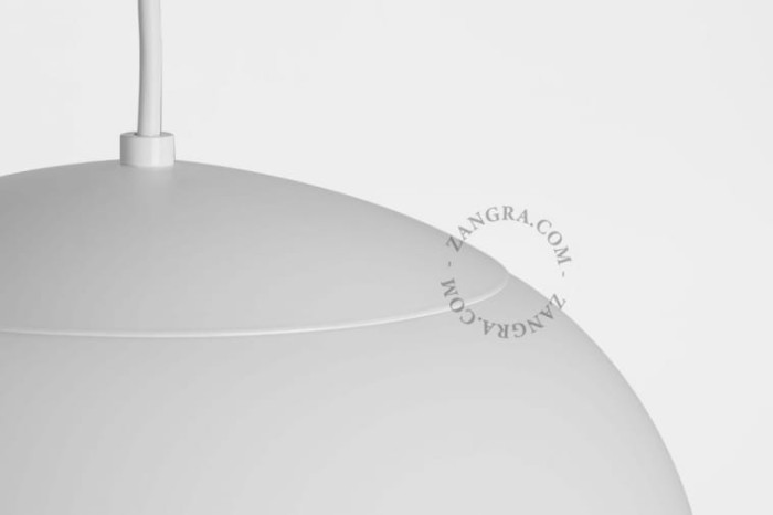 Ręcznie robiona szklana lampa wisząca - Ø 32 cm - Zangra