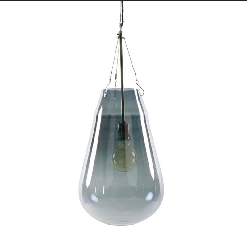 Lampa wisząca BULLIA L przydymiona -  Pomax